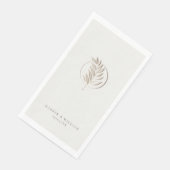 Serviette En Papier Mariage ivoirien de brindilles (Coin)