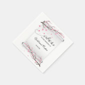 Serviette En Papier Mariage japonais Soll Cherry Blossom (Coin)