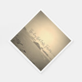 SERVIETTE EN PAPIER MARIAGE JOUR NAPKIN STYLE DE CONCEPTION ROMANTIQUE (Coin)