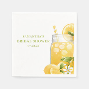 Serviette En Papier Mariage Lemon Citronnade de Citron 