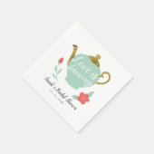 Serviette En Papier Mariage Love is Brewing Shower (Coin)