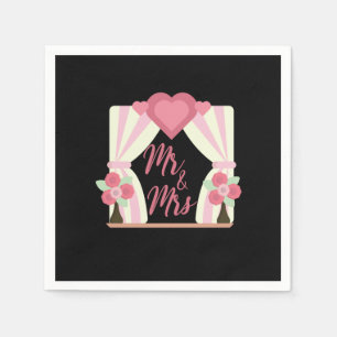Serviette En Papier Mariage M. et Mme