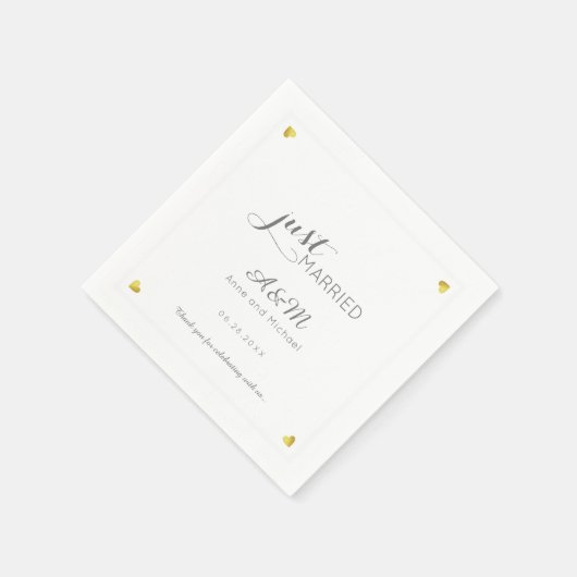 Serviette En Papier mariage . mariage réception standard cocktail (Coin)