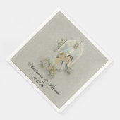 Serviette En Papier Mariage mariée Groom Vierge catholique Marie (Coin)