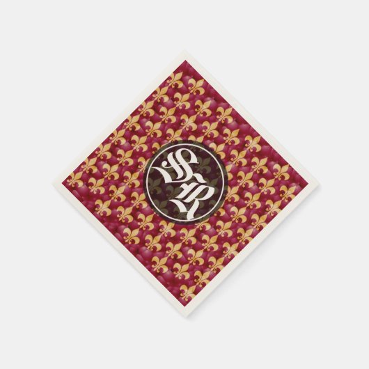 Serviette En Papier Mariage médiéval Napkin (Coin)
