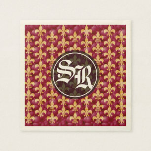 Serviette En Papier Mariage médiéval Napkin