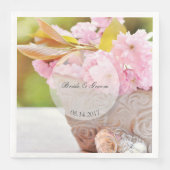Serviette En Papier Mariage modifiable (Devant)