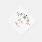 Serviette En Papier Mariage Motif classique complexe de géométrie vint (Coin)