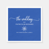 Mariage Nautional Bleu Royal et Blanc