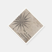 Serviette En Papier Mariage nautique (Coin)