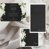 Serviette En Papier Mariage Noms de script noir