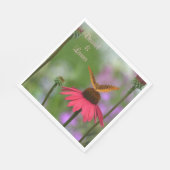 Serviette En Papier Mariage papillon du jardin (Coin)