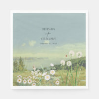 Mariage Paysage de montagne Fleur sauvage aquarell