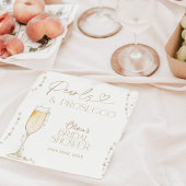 Serviette En Papier Mariage Pearl & Prosecco, Brunch & Bulles de Champ
