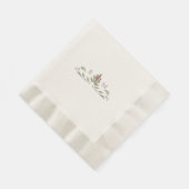 Serviette En Papier Mariage personnalisable Monogramme victorien roman (Coin)