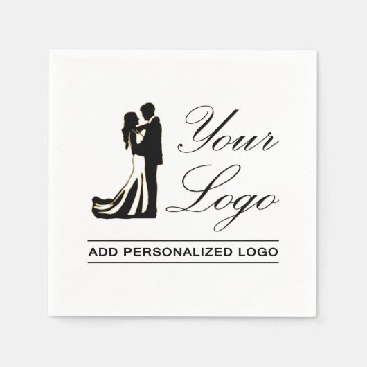 Serviette En Papier Mariage personnalisé Idée personnalisée Ajouter vo (Devant)