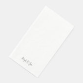 Serviette En Papier Mariage personnalisé ultra moderne (Coin)