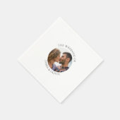 Serviette En Papier Mariage photo Couple Papier Napkin (Coin)