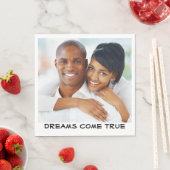 Serviette En Papier Mariage photo, Fête des mariées, Fiançailles moder (En situation)