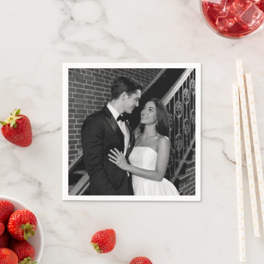 Serviette En Papier Mariage photo simple serviettes (En situation)