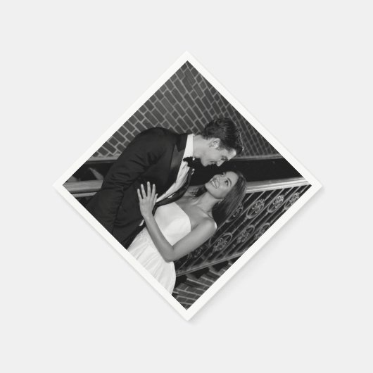 Serviette En Papier Mariage photo simple serviettes (Coin)