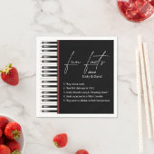 Serviette En Papier Mariage Piano Keyboard Fun Facts (En situation)