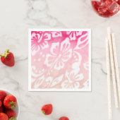 Serviette En Papier Mariage plage Hibiscus Fleur Luau Party Amour (En situation)