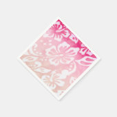 Serviette En Papier Mariage plage Hibiscus Fleur Luau Party Amour (Coin)