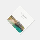 Serviette En Papier Mariage Pouilles Cocktail personnalisé Napkin (Coin)