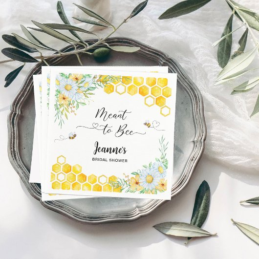Serviette En Papier Mariage prévu abeille douche de mariée