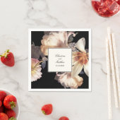 Serviette En Papier Mariage riche Moody Floral élégant (En situation)