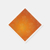 Serviette En Papier Mariage Rose d'or orange brûlé (Coin)