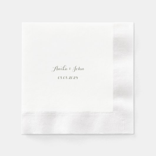 serviette en papier mariage, serviette en papier p (Devant)