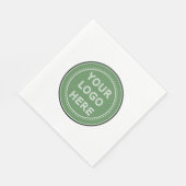 Serviette En Papier Mariage sur mesure, Élégant, Cadeaux Anniversaires (Coin)