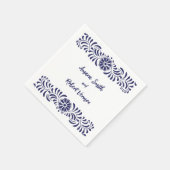 Serviette En Papier Mariage Talavera mexicain (Coin)