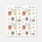 Serviette En Papier Mariage Tiki Bar Cocktail Napkins (Devant)