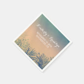 Serviette En Papier Mariage turquoise Beach (Coin)