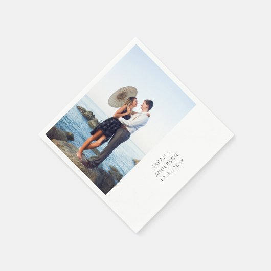 Serviette En Papier Mariage vertical instantané photo ou serviettes de (Coin)