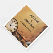 Serviette En Papier Mariage victorien Steampunk (Coin)