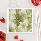 Serviette En Papier Mariage vinicole de raisin (En situation)