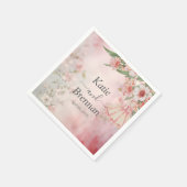 Serviette En Papier Mariage vintage (Coin)