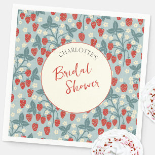 Serviette En Papier Mariage Vintage aux Fraises