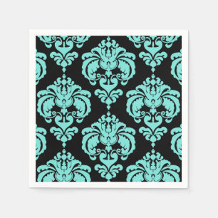 Serviette En Papier Mariage Vintage Fête de mariage en damassé sarcell