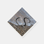 Serviette En Papier Mariage Wave Ashore (Coin)