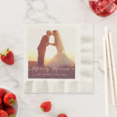 Serviette En Papier Marié par erreur | Papier mariage (En situation)