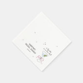 Serviette En Papier Mariée dans une Baby Shower de mariage dans un Tin (Coin)