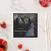 Serviette En Papier Mariée de Frankenstein Bachelorette Halloween (En situation)