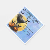 Serviette En Papier Mariée éffrayante Dans Une Fête des mariées Tini B (Coin)