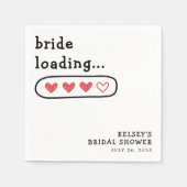 Serviette En Papier Mariée en charge Fête de Fiançailles (Devant)