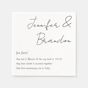 Serviette En Papier Mariée et chambre amusant faits Mariage serviettes